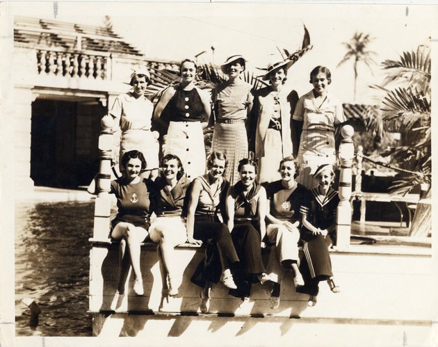 Coral Gables Junior Woman’s Club at the Biltmore Swimming Pool, Coral Gables, Florida - Front