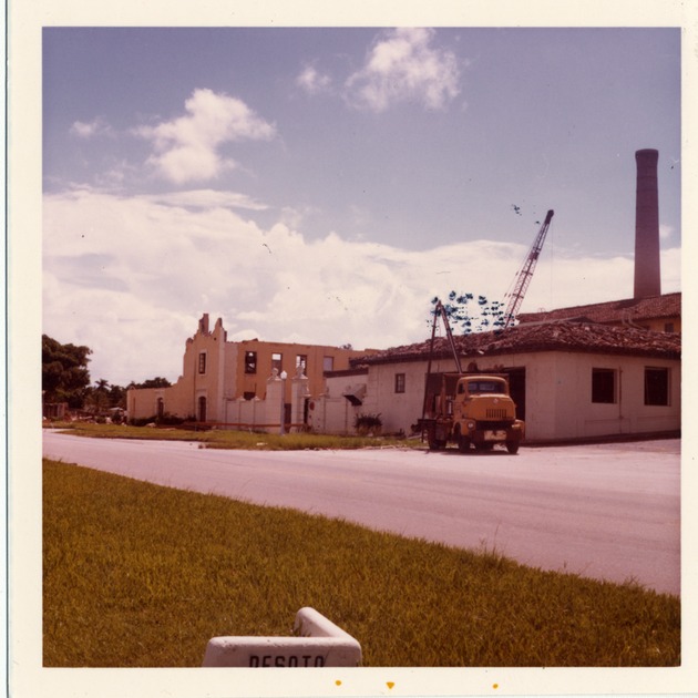 Biltmore Hotel demolition of building 4, Coral Gables, Florida - Front