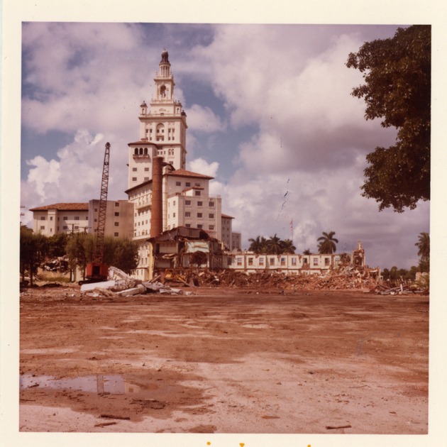 Biltmore Hotel demolition of building 5, Coral Gables, Florida - Front