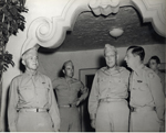 General Hap Arnold with officers at Pratt General Hospital, former Biltmore Hotel, Coral Gables, Florida