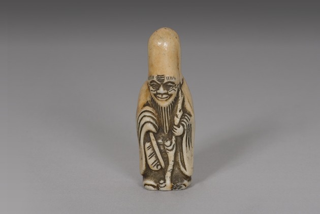 Netsuke: Fukurokuju - artifact front view