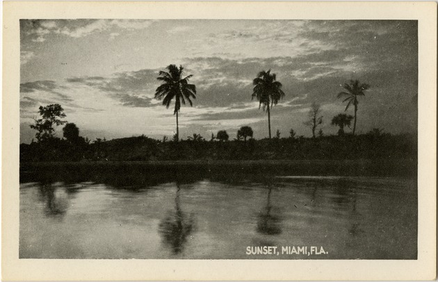 Sunset Miami, Fla.