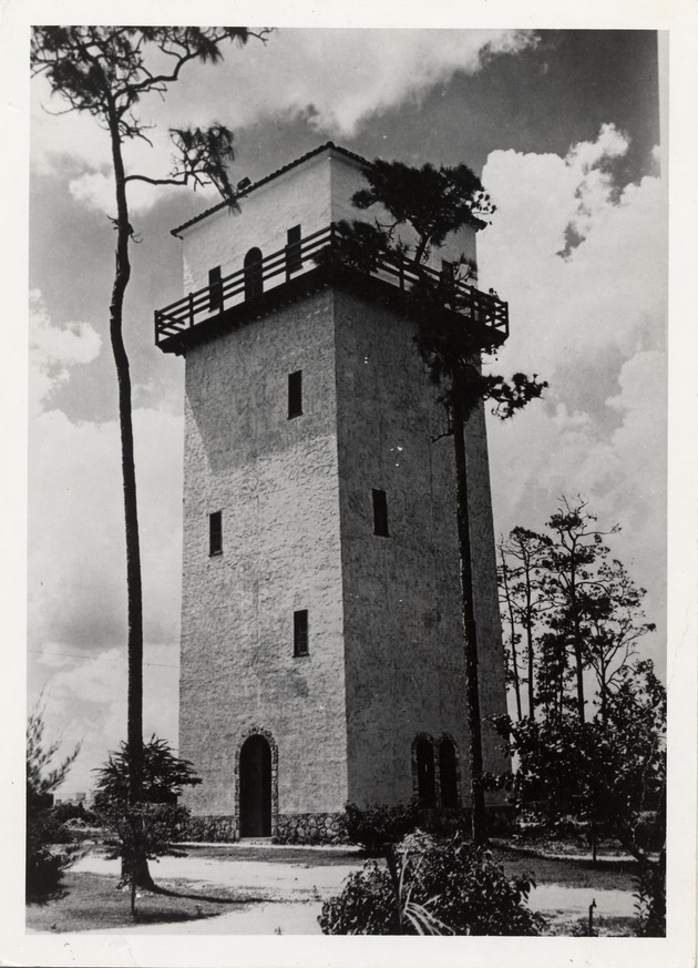 Indian Mound water tower, Coral Gables, Florida - Recto