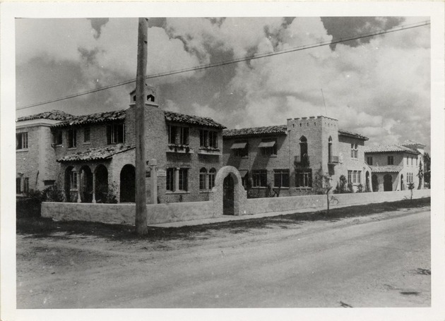 Coral Gables Military Academy, later Merrick Demonstration School. Coral Gables, Florida - Recto