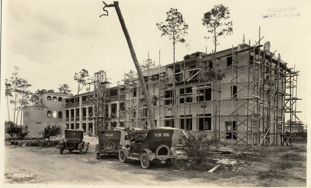 St. Joseph Academy School for Girls under construction. Coral Gables, Florida - Recto