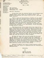 Letter from Cardiss Collins to Jimmy Carter