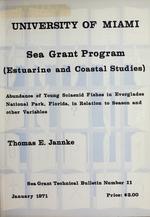 Sea Grant Technical Bulletin #11