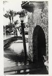 [1925] Spanish dancers on the bridge at the Venetian Pool. Coral Gables, Florida
