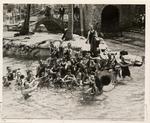 [1925] Paul Whiteman and band at the Venetian Pool opening ceremony. Coral Gables, Florida