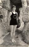 [1925-01-16] Miss O. Files at the Venetian Pool. Coral Gables, Florida