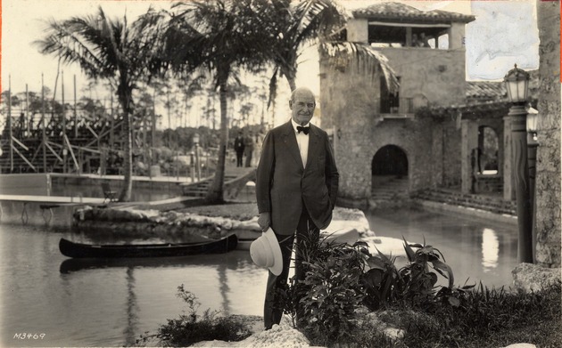 William Jennings Bryan at the Venetian Pool. Coral Gables, Florida - Recto