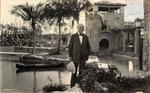 [1925-01-14] William Jennings Bryan at the Venetian Pool. Coral Gables, Florida
