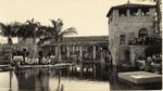 [1924-12-11] Jan Garber Orchestra playing to the crowd at the Venetian Pool opening. Coral Gables, Florida