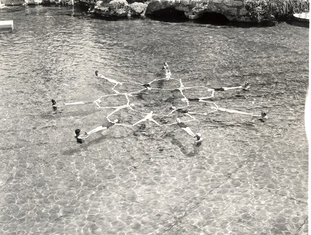 Water ballet at the Venetian Pool. Coral Gables, Florida - Recto