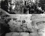 Venetian Pool rehabilitation: sidewall section and stone bench. Coral Gables, Florida