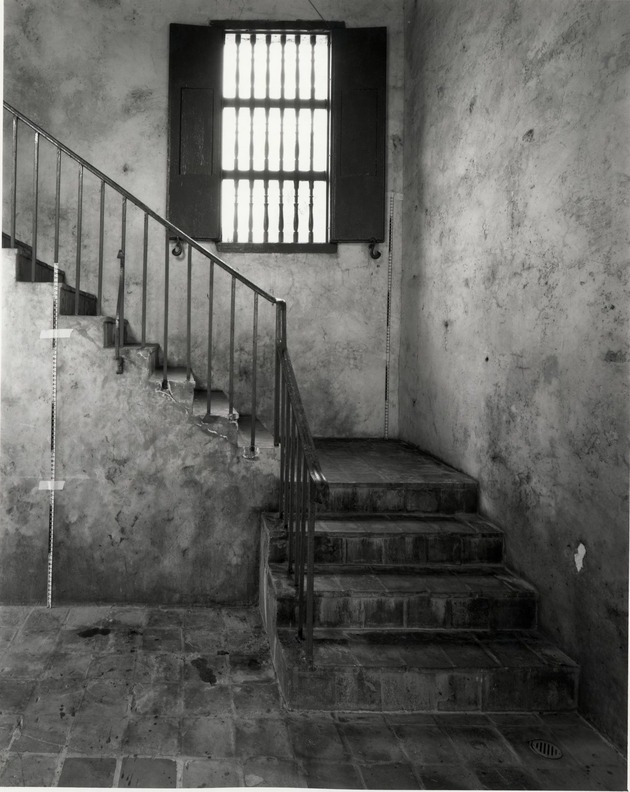 Venetian Pool rehabilitation: interior staircase. Coral Gables, Florida