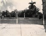 Venetian Pool rehabilitation: empty pool. Coral Gables, Florida