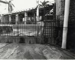 Venetian Pool rehabilitation: view trough the courtyard fence. Coral Gables, Florida