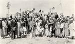 [1925-03-14] Group portrait at the groundbreaking ceremony of the Biltmore Hotel. Coral Gables, Florida