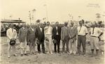 Group portrait at groundbreaking ceremony of the Biltmore Hotel. Coral Gables, Florida