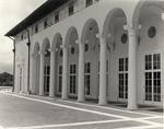 Biltmore Country Club: colonnade at the courtyard. Coral Gables, Florida