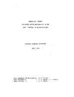 [1974] Memorandum report on surface water availability in the Lake Istokpoga-Indian Prairie area
