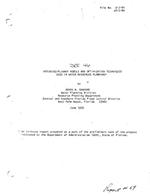 [1975-06] Interdisciplinary models and optimization techniques used in water resources planning.