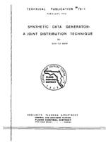 [1976-02] Synthetic Data Generator: A Joint Distribution Technique