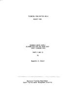 [1980-08] Advanced water supply alternatives for the Upper East Coast Planning Area : parts I and II