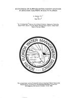 [1980-10] Economics of surface water runoff storage in brackish aquifers in south Florida