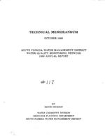South Florida Water Management District water quality monitoring network : 1980 annual report