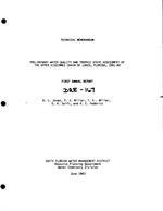[1983-06] Preliminary Water Quality and Trophic State Assessment of the Upper Kissimmee Chain of Lakes, Florida, 1981-82: First Annual Report, DRE-167