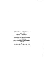[1984-01] Hydrogeology of the Kissimmee Planning Area, South Florida Water Management District Part 2 -Appendices