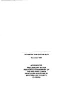 [1984-11] Preliminary Water Resource Assessment of the Mid and Lower Hawthorn Aquifers in Western Lee County, Florida