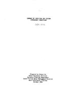 Summary of 1983-1984 Dry Season Hydrologic Conditions