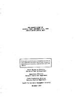 Preliminary Report of Rainfall Event, November 21-26, 1984, South Florida Coastal Area