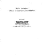 [1985-04] April 11, 1985 update of interim drought management report