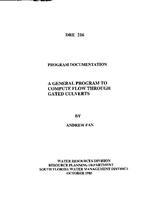 [1985-10] Program Documentation