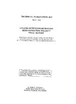 Upland Detention/ Retention Demonstration Project Final Report
