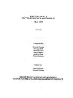 [1987-05] Martin County Water Resource Assessment