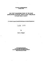 [1987-10] One Foot Drawdown Zones of Influence Surrounding Municipal Water Supply Wellfields in Palm Beach County