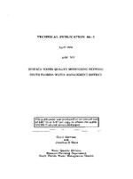 [1988-04] Surface Water Quality Monitoring Network, South Florida Water Management District