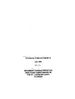 [1988-07] Sediment Characteristics and Toxic Substances in the St. Lucie Estuary, Florida