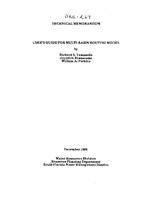 [1988-12] User's Guide for Multi-Basin Routing Model