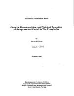 [1990-10] Growth, decomposition, and nutrient retention of sawgrass and cattail in the Everglades