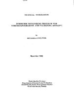 [1990-11] Herbicide monitoring program for N-Methylformamide and Fluridone [Sonar(R)]