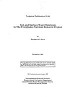 [1991-12] Soil and surface water nutrients in the Everglades nutrient removal project