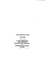 [1992-04] A Three-Dimensional Finite Difference Ground Water Flow Model of Western Collier County, Florida
