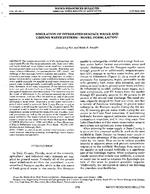[1994-10] Simulation of Integrated Surface Water and Ground Water Systems - Model Formulation