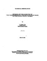 [1995-03] Revision and Recalibration of the Three-Dimensional Ground Water Flow Model of Palm Beach County, Florida